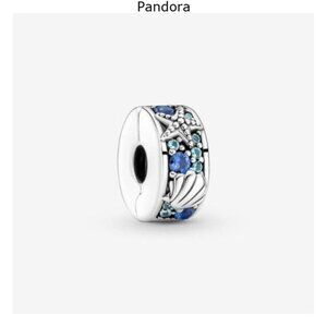 Pandora Tropical Starfish & Shell Clip Charm